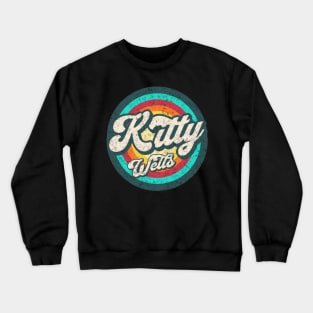 name kitty color circle Crewneck Sweatshirt